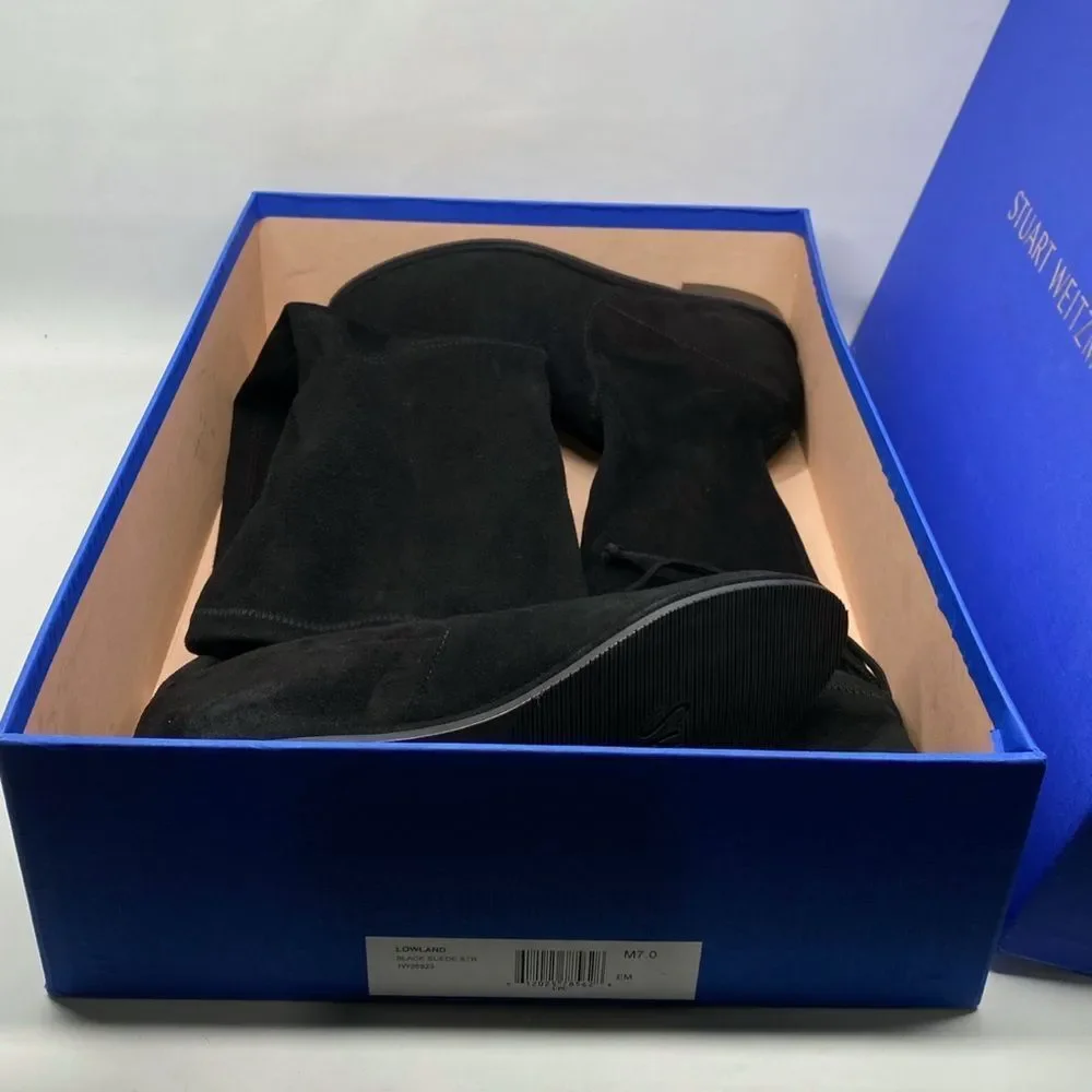 Stuart Weitzman Lowland Suede Thigh-High Boots size 7